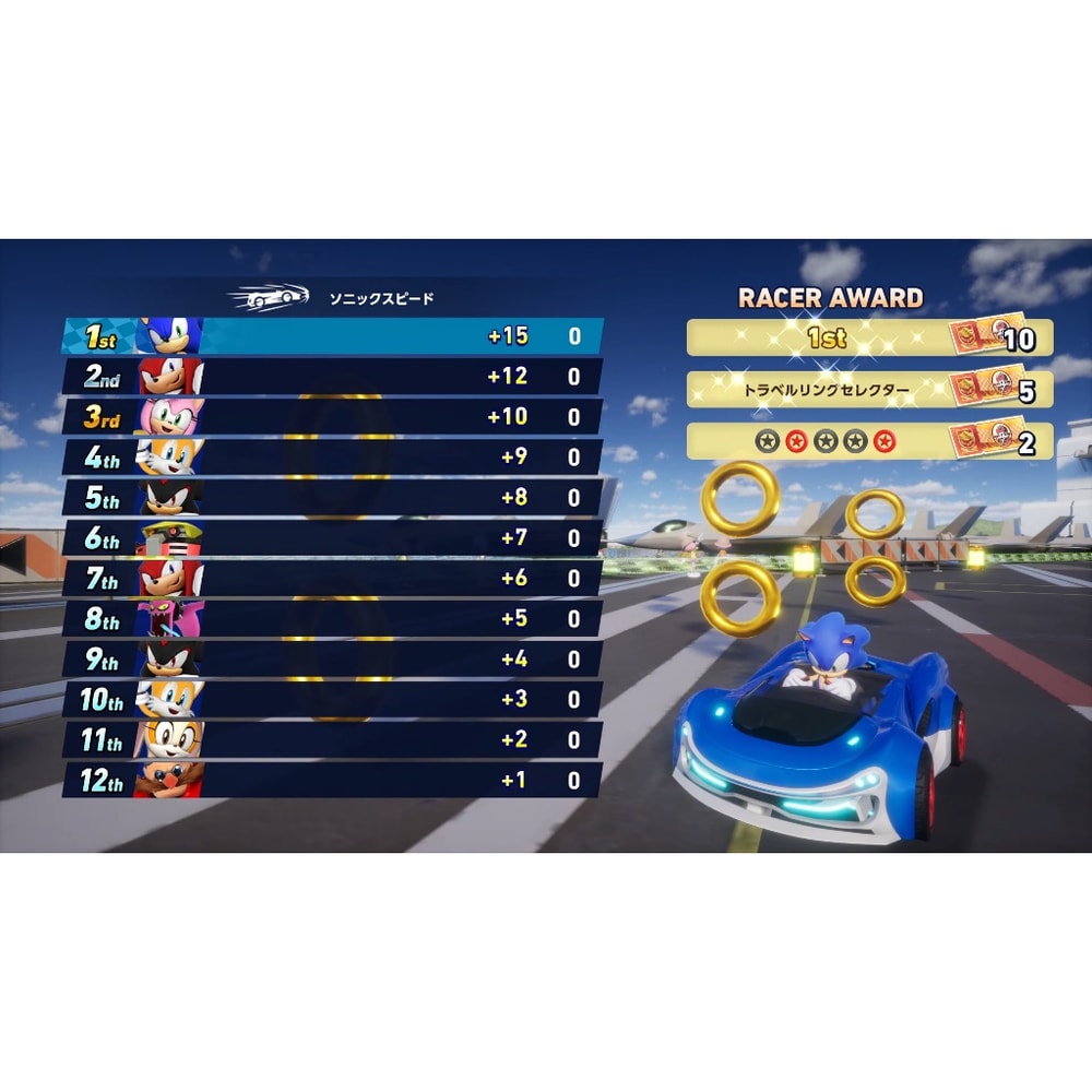 【Nintendo 任天堂】NS Switch 索尼克賽車 交叉世界 中文版 (國際版)