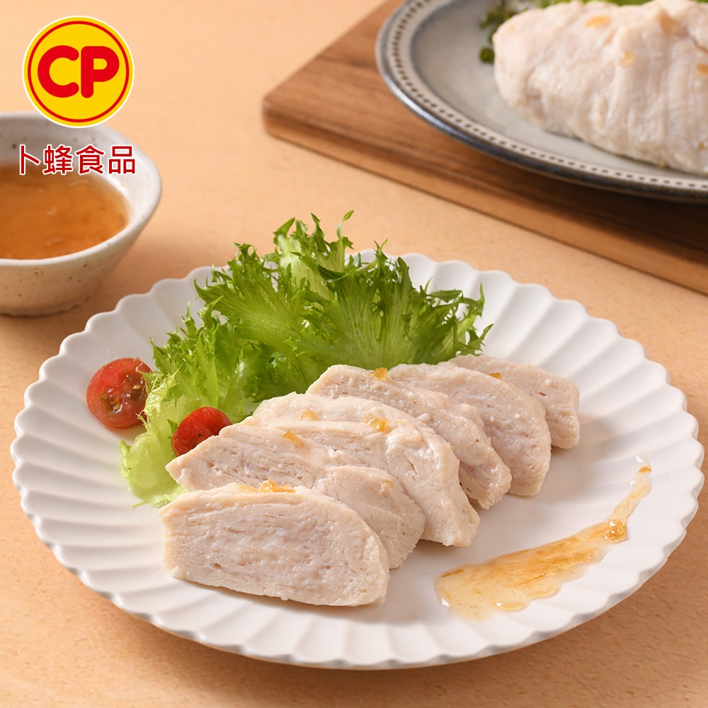 【卜蜂】ITI星級品 柚見果香_即食雞胸肉x8包組 共16片(2片/包)(特選麻豆文旦原料)