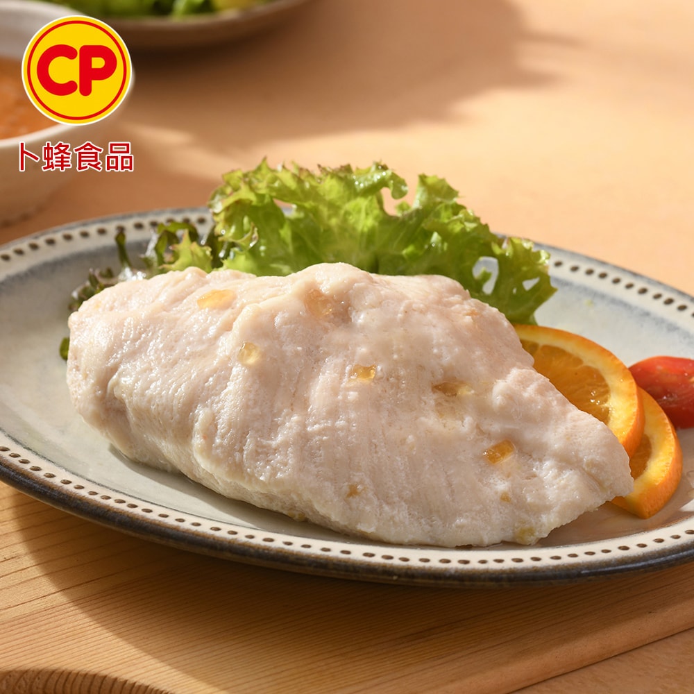 【卜蜂】ITI星級品 柚見果香_即食雞胸肉x8包組 共16片(2片/包)(特選麻豆文旦原料)