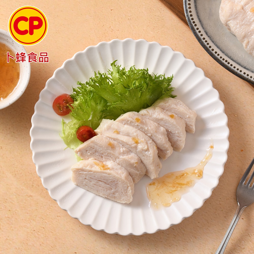 【卜蜂】ITI星級品 柚見果香_即食雞胸肉x8包組 共16片(2片/包)(特選麻豆文旦原料)