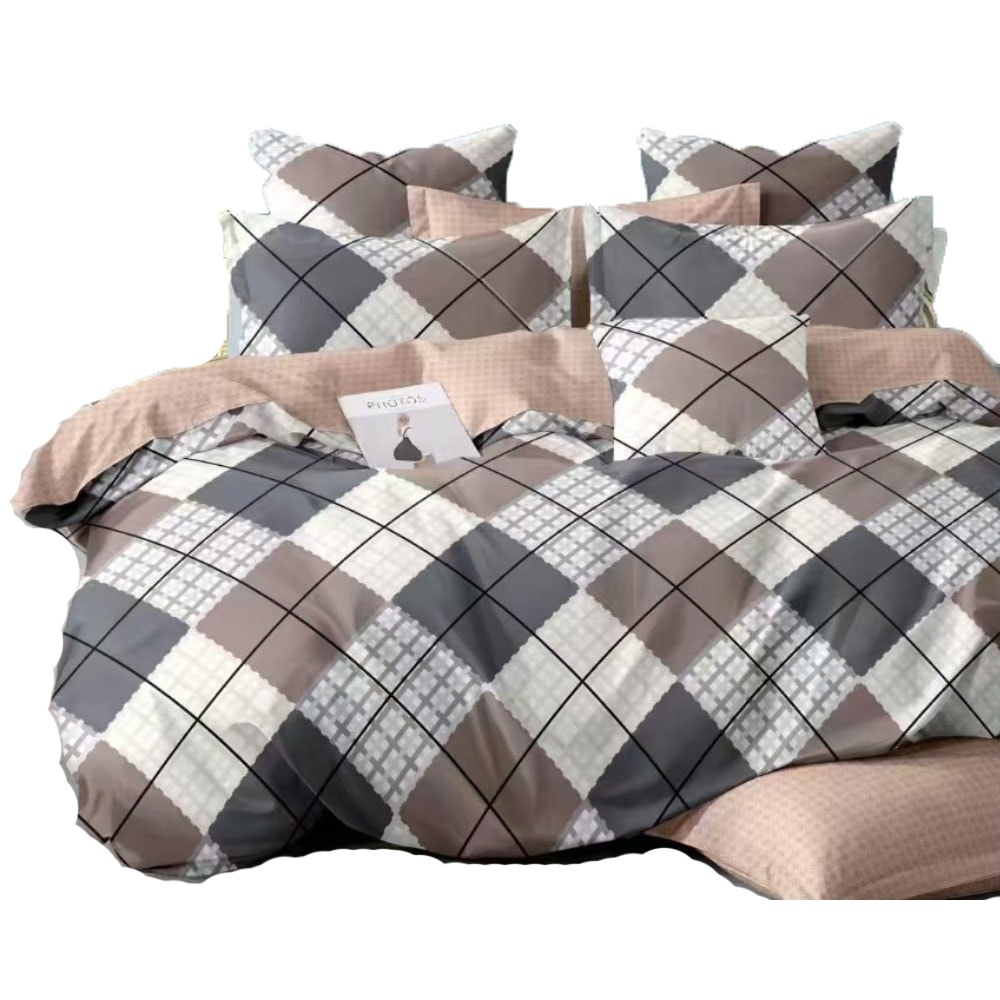 【NINO1881】買1送1-柔絲棉親膚床包被套四件組(雙人/加大 均一價/床包組/被套)