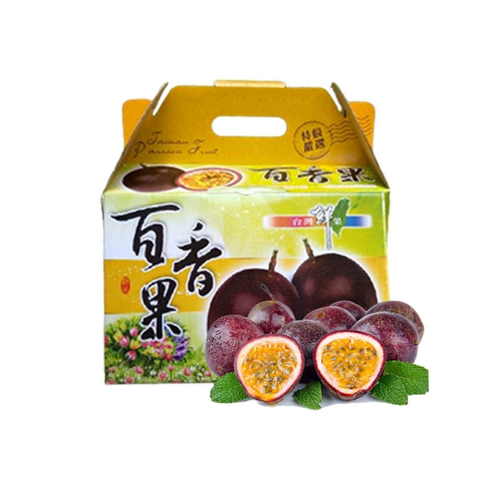 【初品果】南投埔里紫蜜百香果禮盒AA級5斤x1盒(預購12/1起開始陸續出貨)