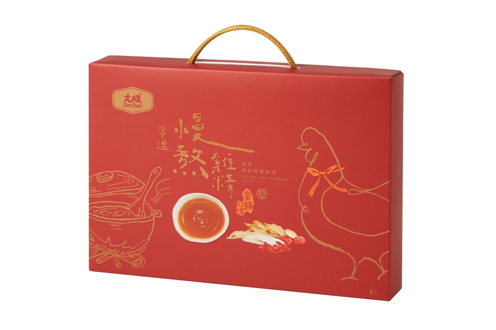 【大成食品】<1+1超值組>常溫慢熬雞精(原味+當歸)各1盒(50ml/8包/盒)