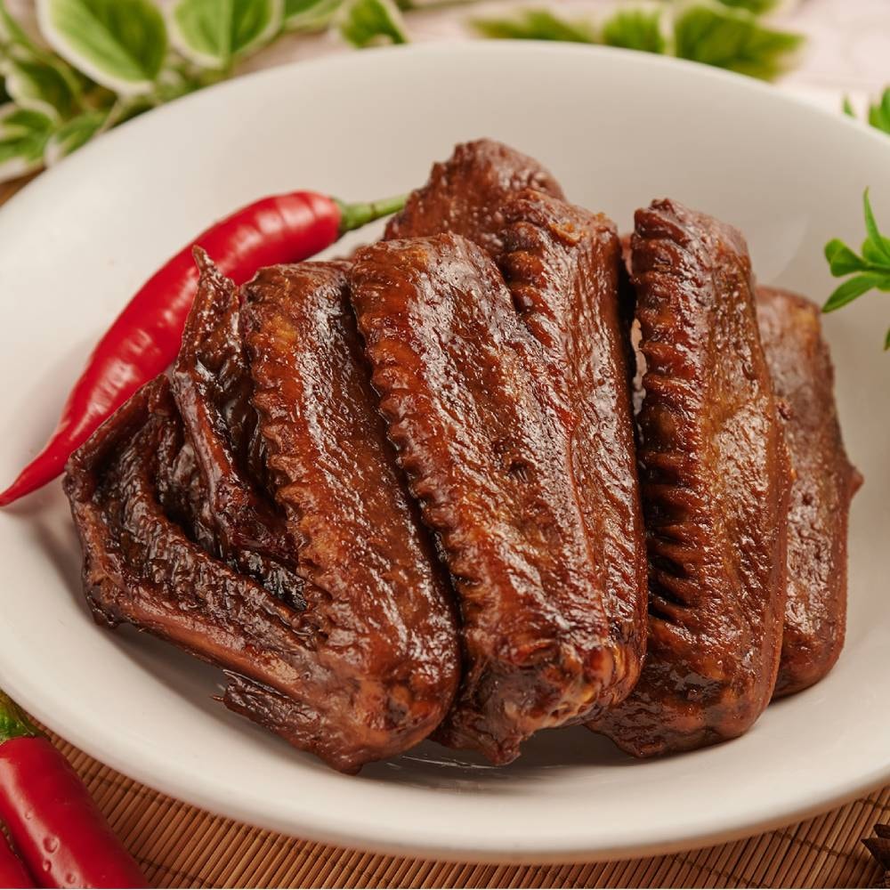 【波霸櫻桃鴨滷味】冰鎮滷櫻桃鴨明星5盒組(鴨翅/雞腳/肩胛肉)