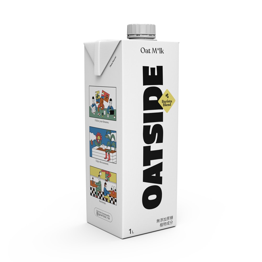 【OATSIDE】職人燕麥植物奶1000mlx6入/箱