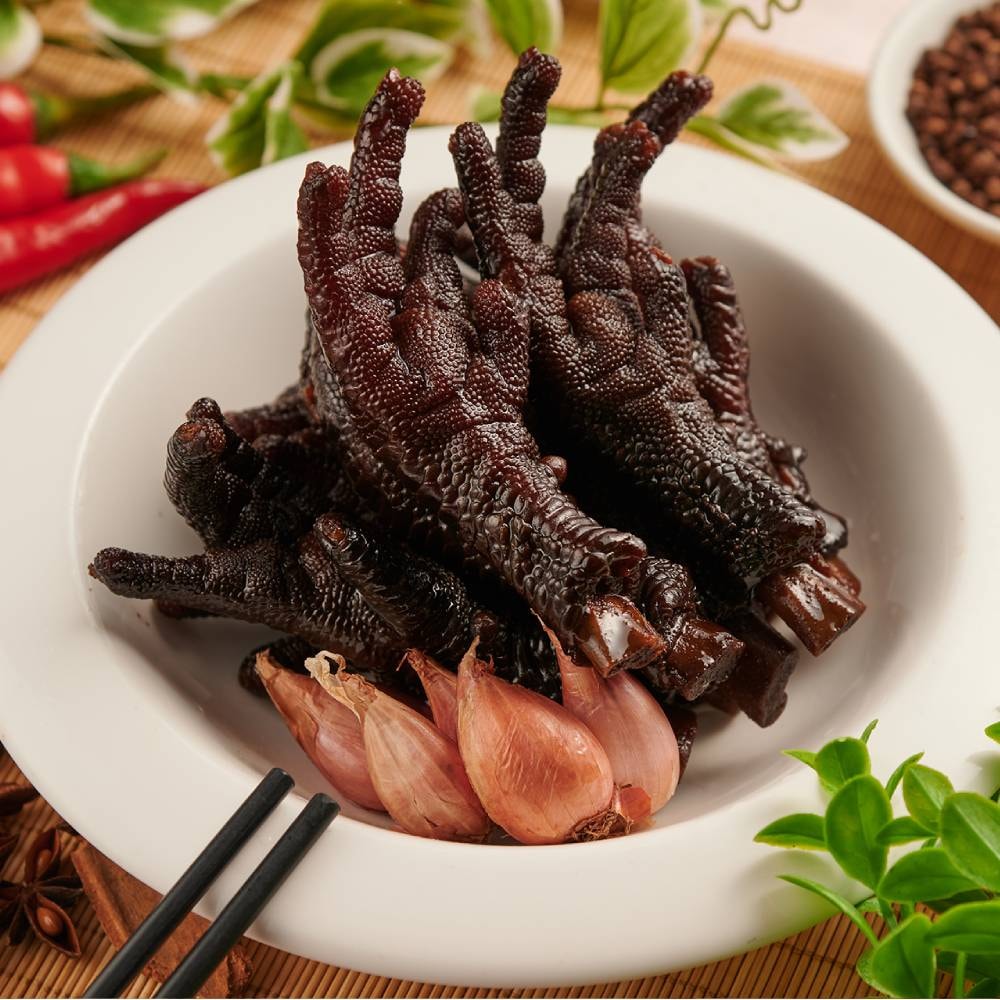 【波霸櫻桃鴨滷味】冰鎮滷櫻桃鴨明星5盒組(鴨翅/雞腳/肩胛肉)