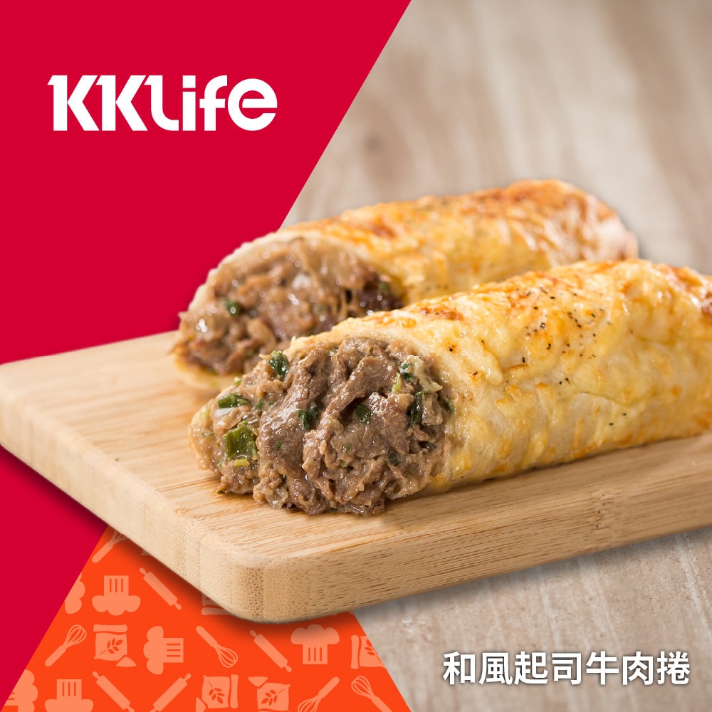 【KKLife】和風起司牛肉捲x1條(180g/條)