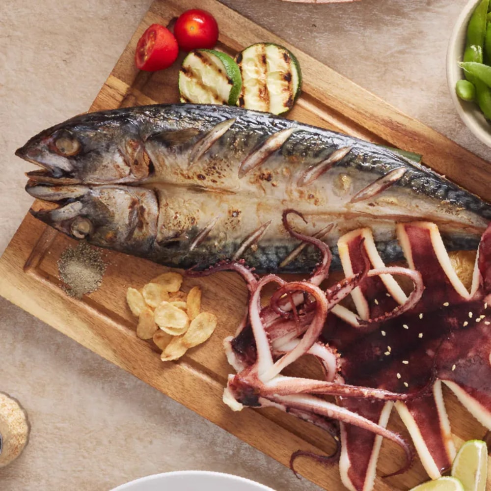 【台畜】【新城城廚】薄鹽挪威整尾蝴蝶切鯖魚片300g/包(隻)×10包