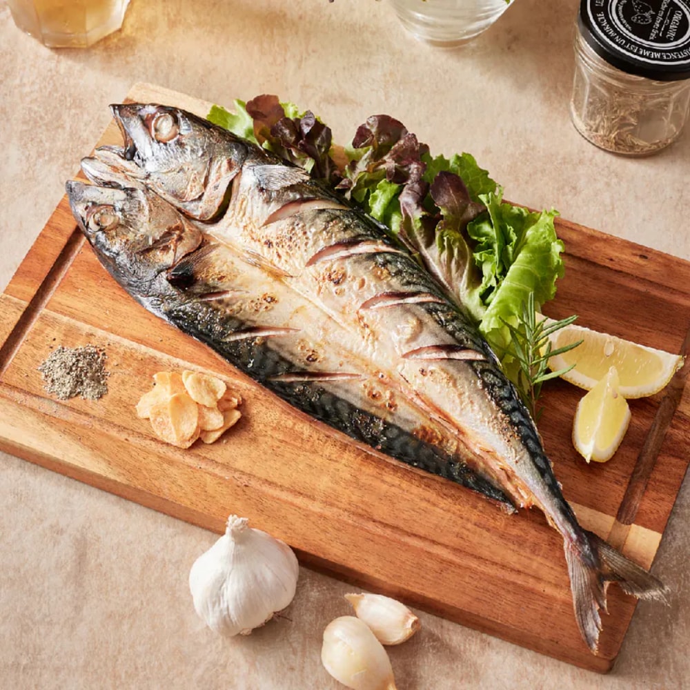 【台畜】【新城城廚】薄鹽挪威整尾蝴蝶切鯖魚片300g/包(隻)×10包