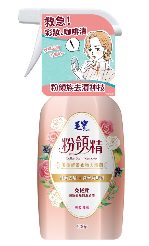 【毛寶】粉領精衣物去漬劑(500gx6入)