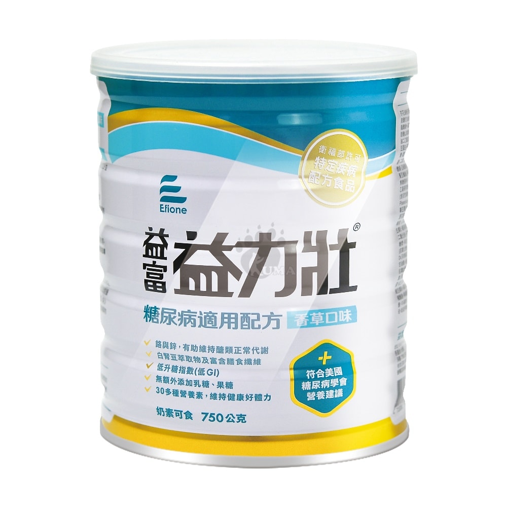 【益富】益力壯糖尿病適用配方 750g/6罐 (原味/香草) 奶素可食