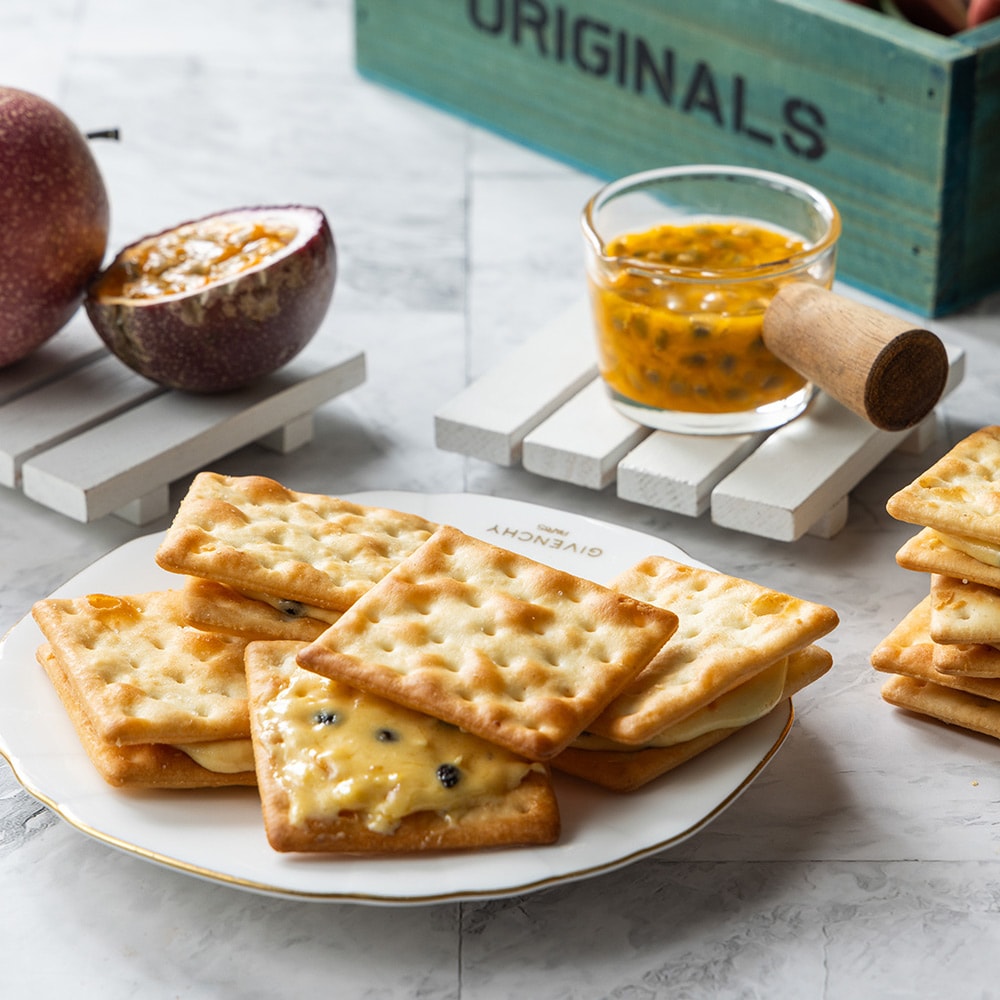 【櫻桃爺爺】百香果牛軋餅 / 榴槤牛軋餅 任選10盒(12入/盒)