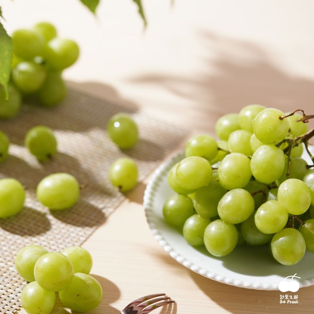 【舒果】美國秋脆綠無籽葡萄 1袋 (約1kg/箱)