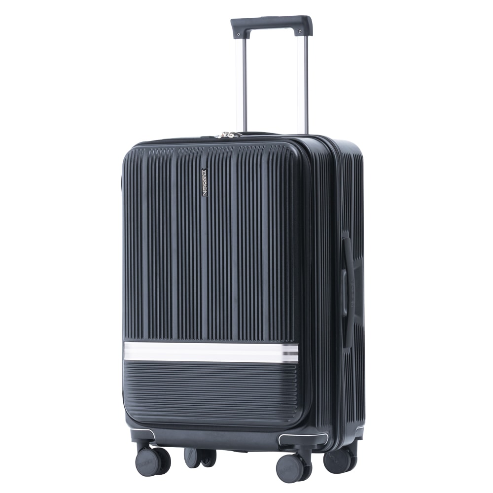 【BATOLON寶龍】【全新福利品 24吋】 聖雷莫100%純PC前開式開合95%防爆拉鍊硬殼箱/行李箱 (6色任選)