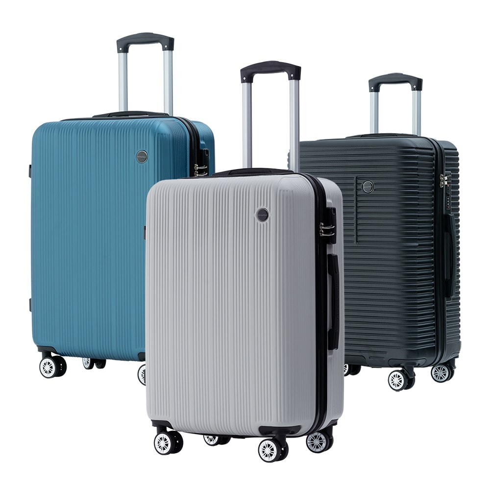 【ROYAL POLO】【全新福利品 24吋 】 諾瓦拉ABS拉鍊硬殼箱/行李箱 (5色任選)