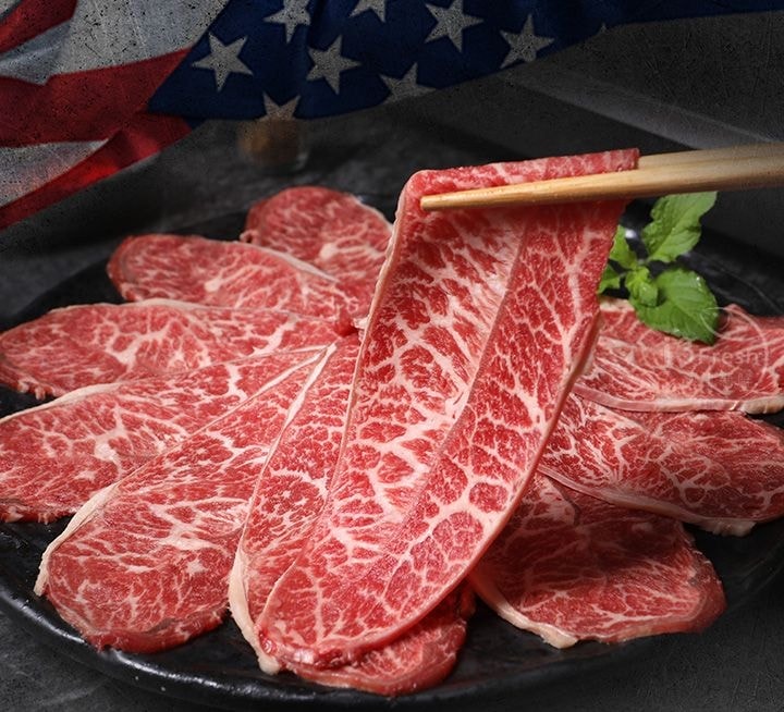 【愛上新鮮】牛五花肉片150g/包×1包+豬五花肉片200g/包×2包+板腱牛肉片150g/包×2包