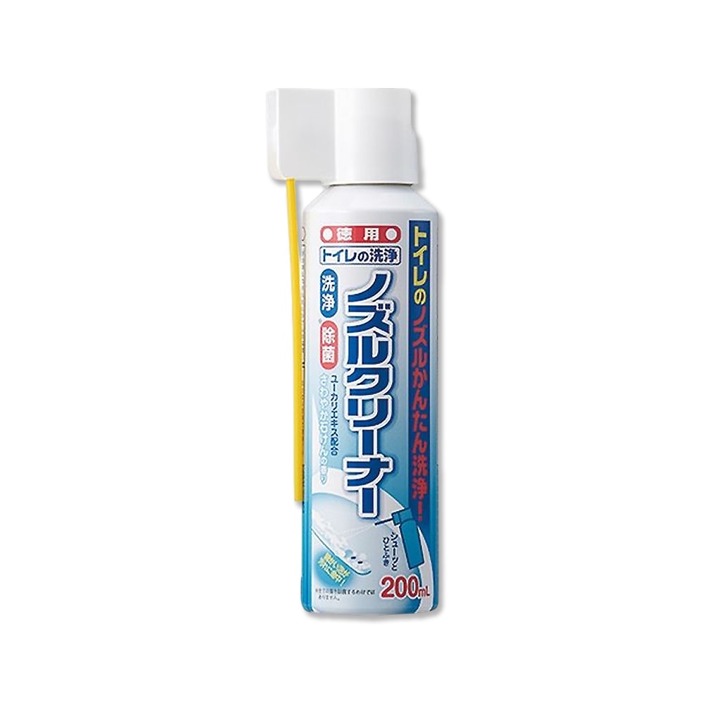 【Aimedia 艾美迪雅】免治馬桶噴嘴泡沫清潔劑200ml/罐(日本製便座噴頭去污泡泡,長噴嘴免沾手洗淨)