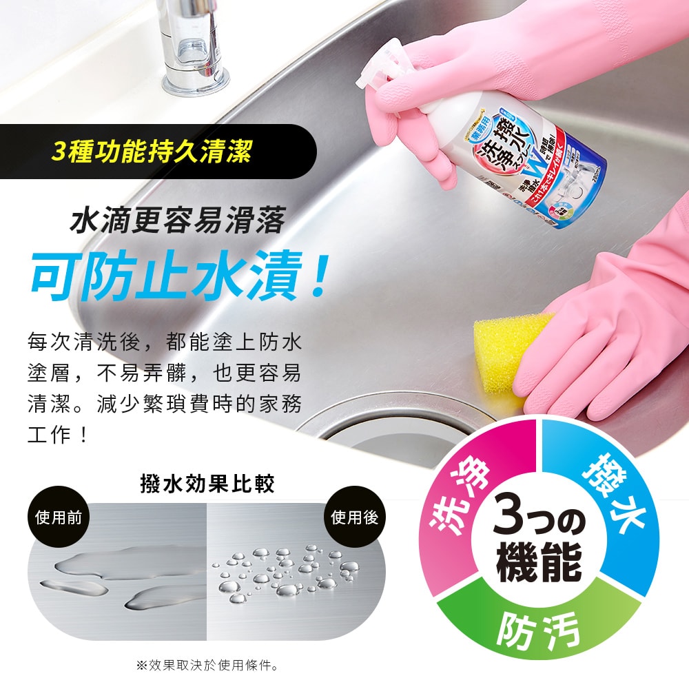 【Aimedia 艾美迪雅】專業用清潔與防水塗層清潔劑280ml/瓶(日本製洗淨撥水防污洗潔精)