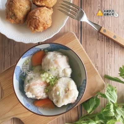 【愛尚好味】任-鮑魚草蝦丸-580g-包 (1包)