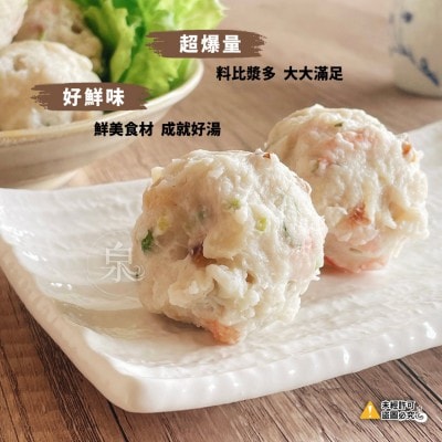 【愛尚好味】任-鮑魚草蝦丸-580g-包 (1包)