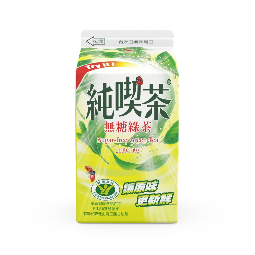 【統一】純喫茶-無糖綠茶481mL(冷藏專區需滿$299才能出貨)