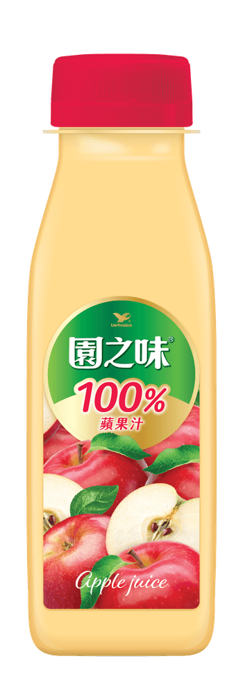 【統一】園之味100%果汁 蘋果PET 400ml(冷藏專區需滿$299才能出貨)