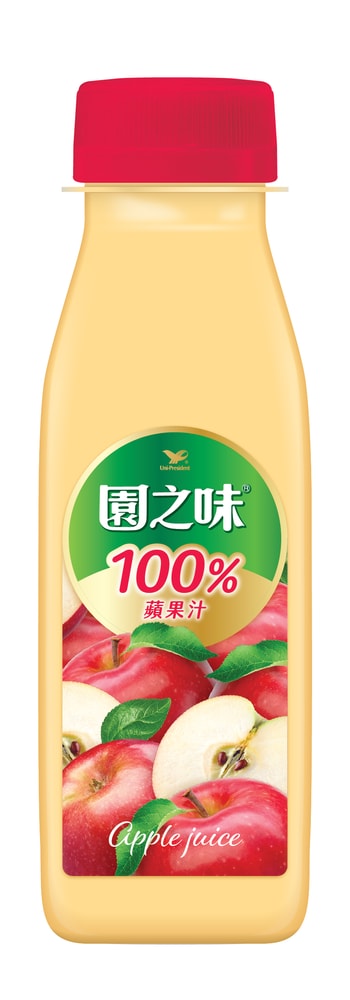【統一】園之味100%果汁 蘋果PET 400ml(冷藏專區需滿$399才能出貨)