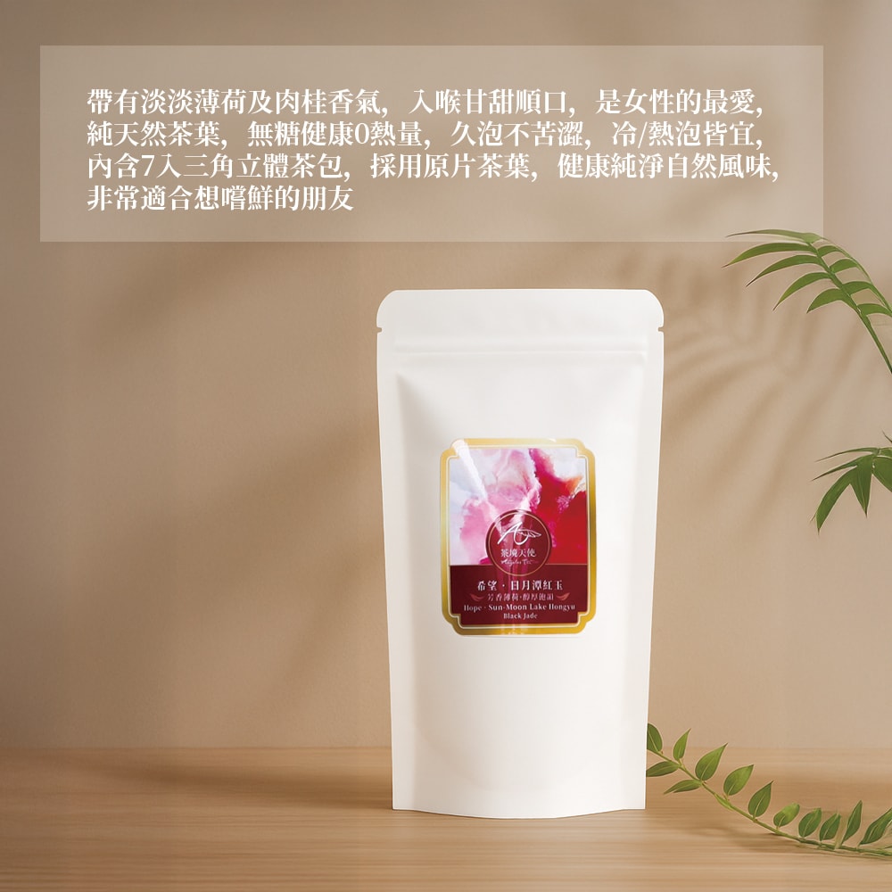 【茶境天使】彩虹茶包體驗袋|希望・日月潭紅玉(蜜香)-下單5個工作天出貨