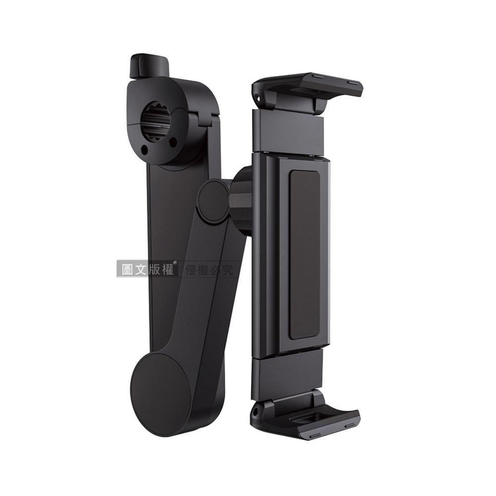 【J.S.優品】LazyGo 懶人必備 汽車後座手機平板支架 車用可收摺支架 頭枕伸縮手機架