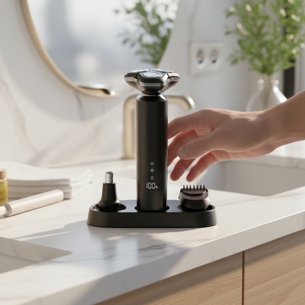 【CY 呈云】SHAVER智能剃鬚 旋轉三刀頭電動刮鬍刀