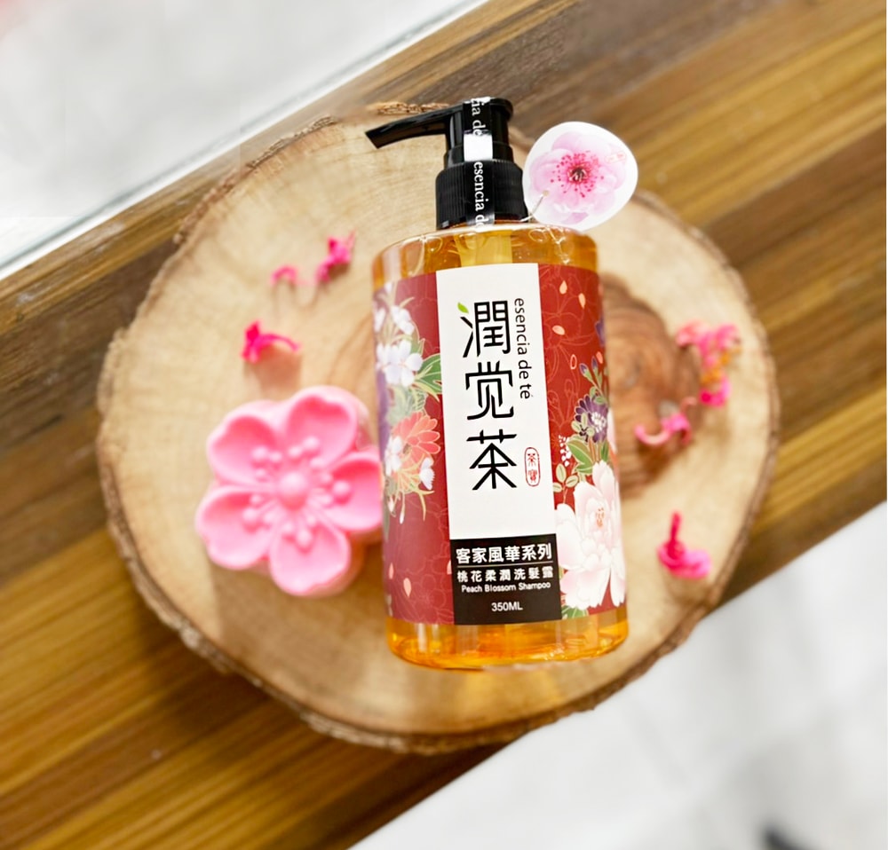 【TEAPOWER 茶寶】潤覺茶 花漾風華桃花禮盒3件組 (桃花洗髮, 桃花沐浴, 桃花手工皂)