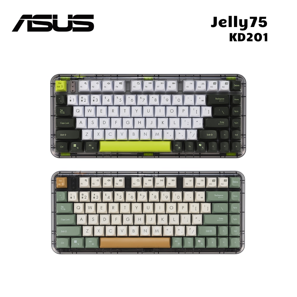 【ASUS 華碩】Jelly75 無線機械式鍵盤 KD201