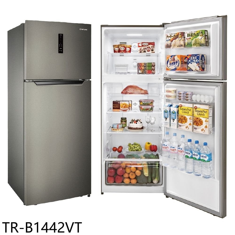 【TATUNG 大同】【TR-B1442VT】440公升雙門變頻銀河灰冰箱(含標準安裝)