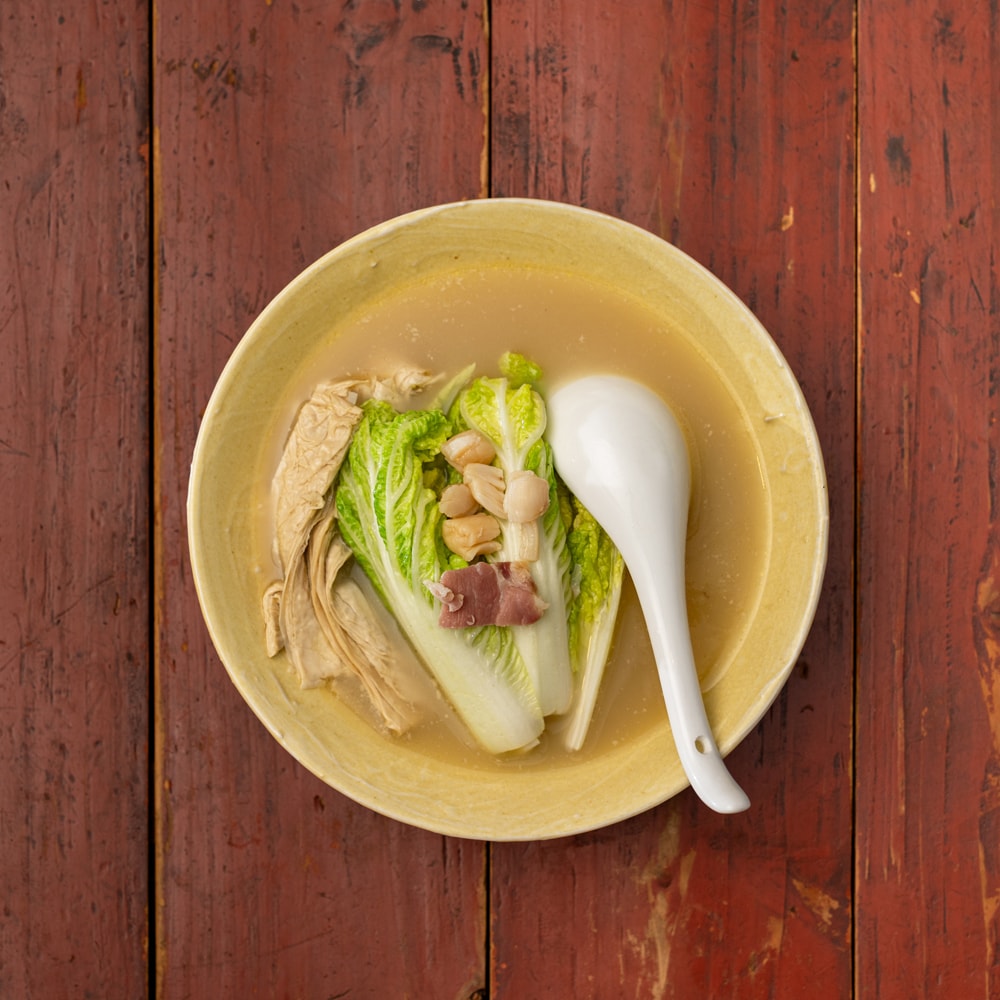 【時寓】秋冬必備極濃鍋物1+1組合（2種干貝湯品&招牌蛋餃丸類組）