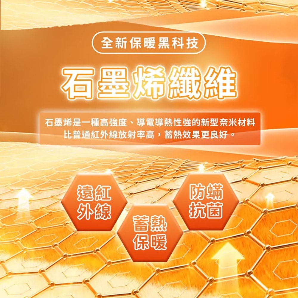 【八味養生鋪】MIT台灣製男/女石墨烯發熱衣x2件(M/L/XL)