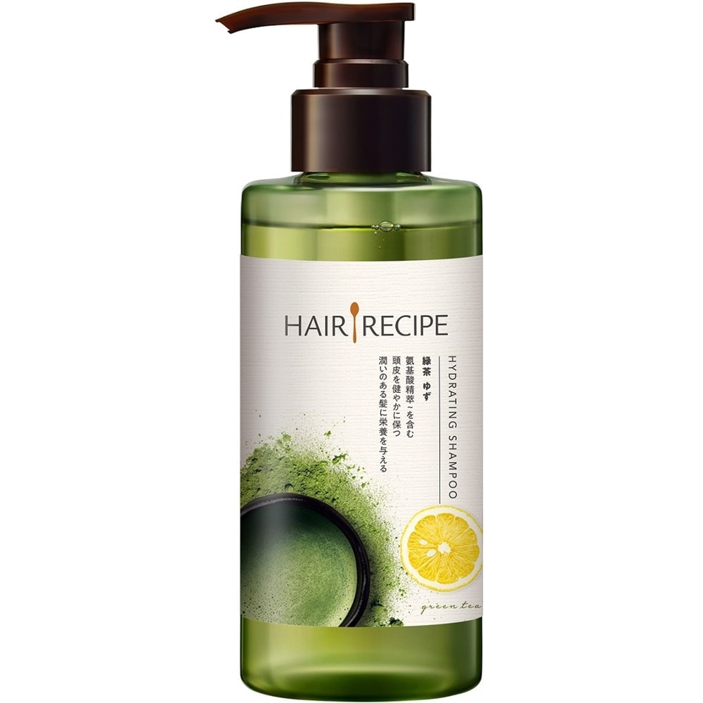 【HAIR RECIPE】HR髮の食譜綠茶柚子清爽保濕洗髮露280毫升x5入