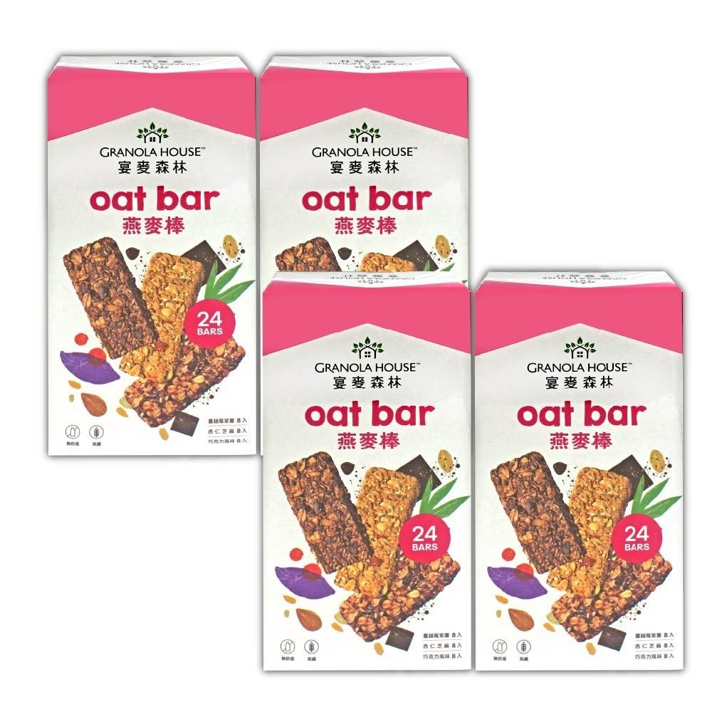 【宴麥森林】綜合纖脆燕麥棒(32公克 X 24條)4盒