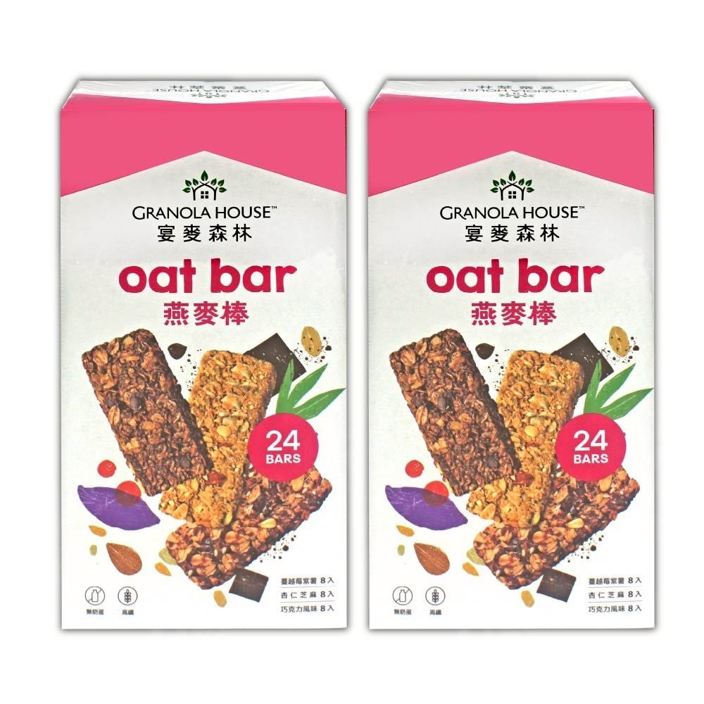 【宴麥森林】綜合纖脆燕麥棒(32公克 X 24條)2盒