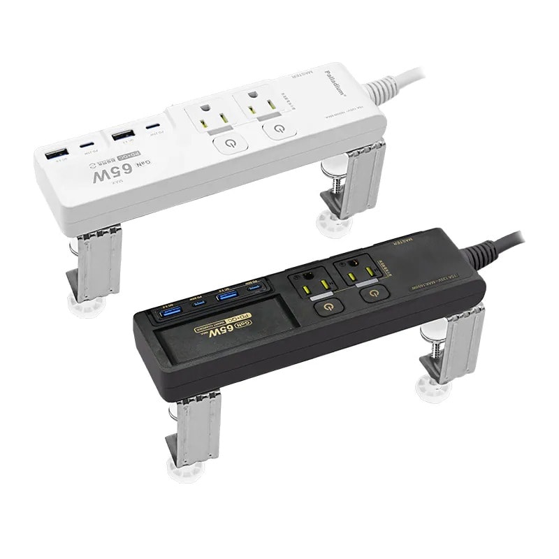 【Palladium 帕拉丁】3開4插2+3P USB智慧快充延⾧線 K-202PLC+C