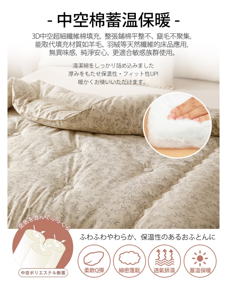 【Aibo】韓版針織雲朵絨水洗被/日版雙層紗暖芯冬被(單人/雙人均一價/多款任選/韓國被/冬被/保暖被)