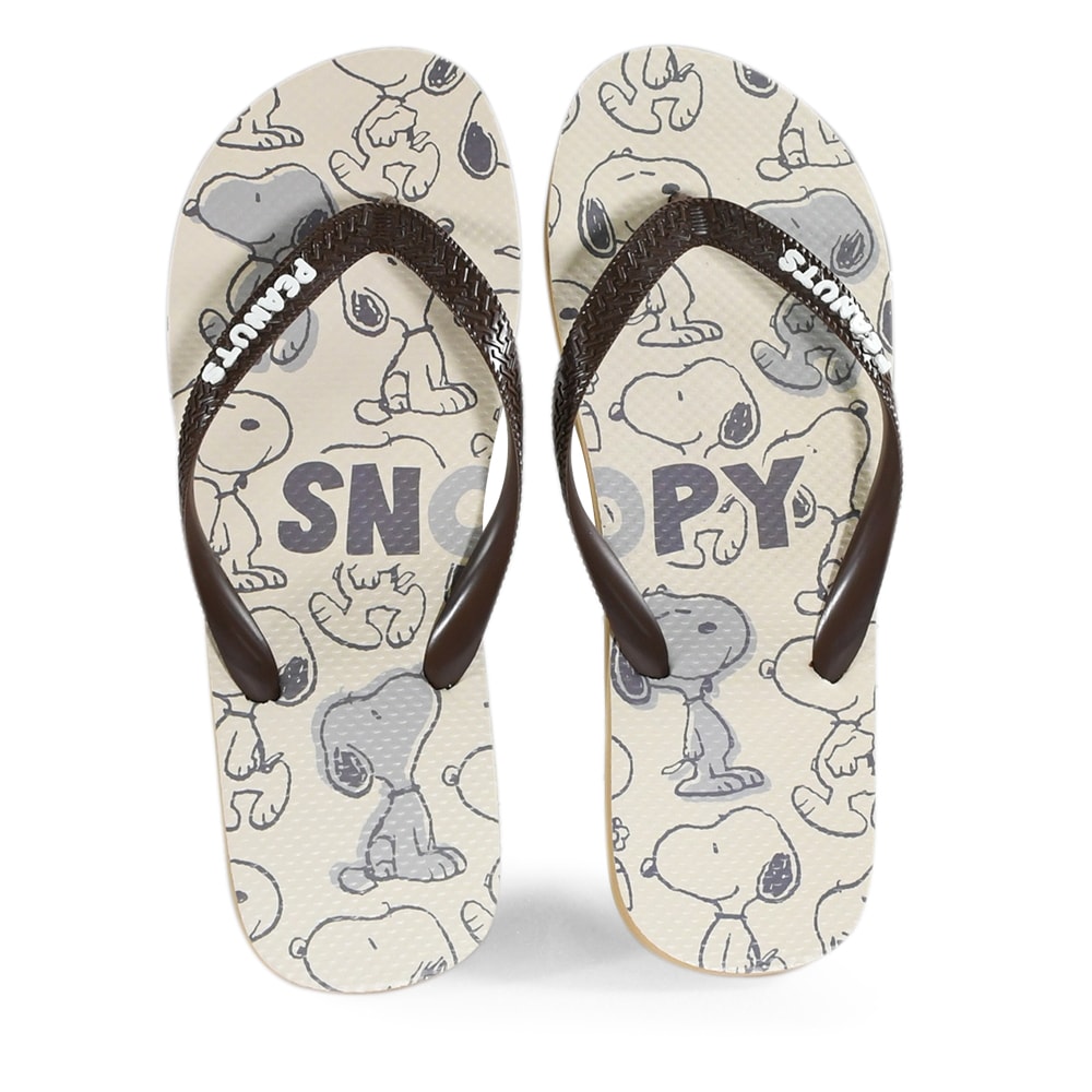 【MORINO 摩力諾】SNOOPY史努比-可愛印花夾腳拖鞋_SN932