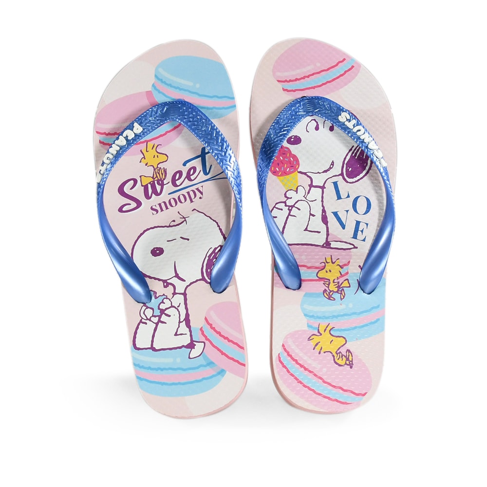 【MORINO 摩力諾】SNOOPY史努比-可愛印花夾腳拖鞋_SN932