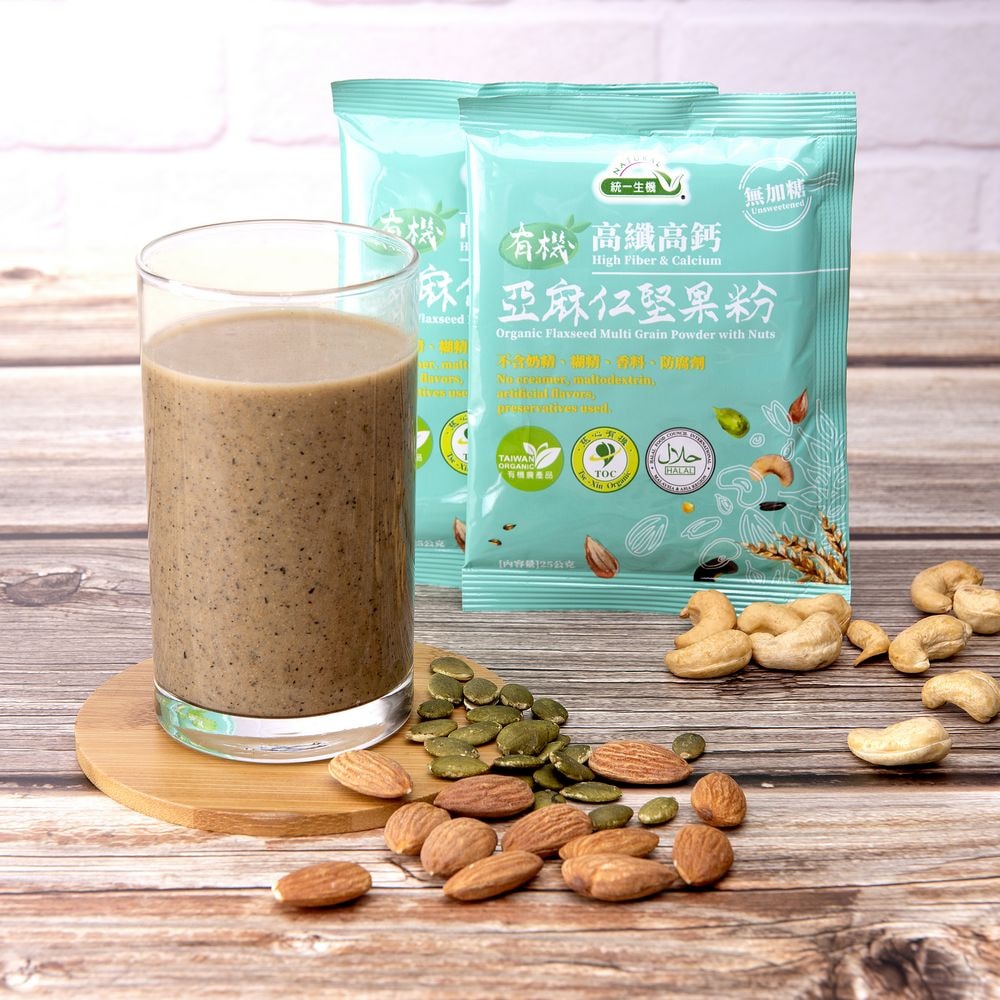 【統一生機】有機高纖高鈣亞麻仁堅果粉(30包/盒)