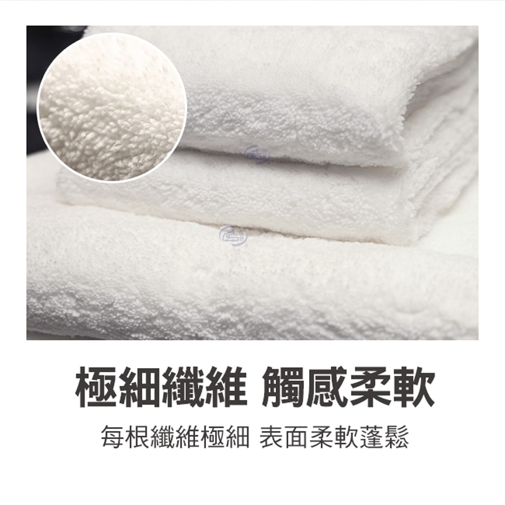 【百鈴】雪尼爾超乾爽舒適巾S號方巾-白色-12條(吸水巾/擦巾/抹布/擦手巾/超細纖維/雪尼爾)