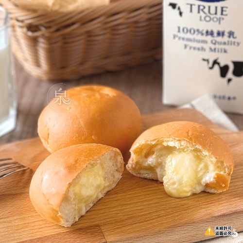 【愛尚好味】任-爆漿奶油餐包-304g-8入-包 (1包)