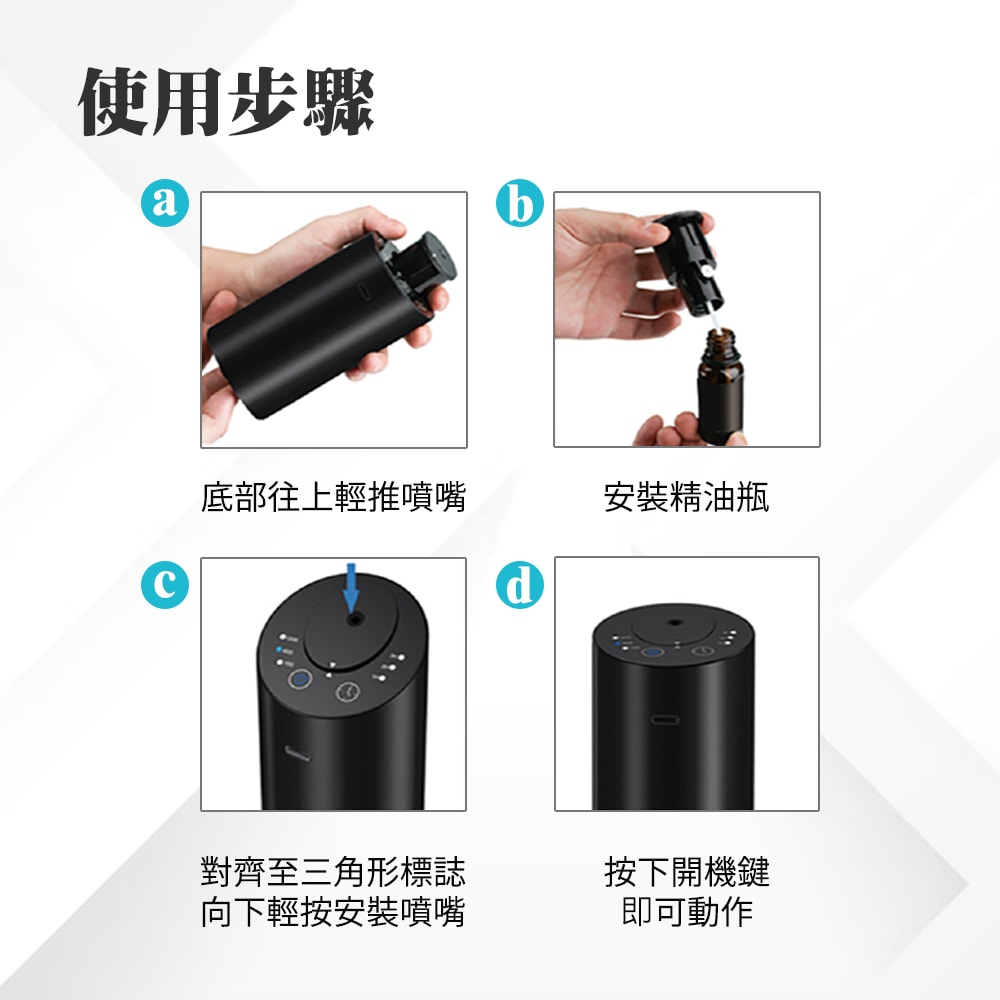 【綠行家】【綠行家】DHV2 車載香薰機 精油擴香儀 (間歇擴香 定時關機 傾斜關機保護)