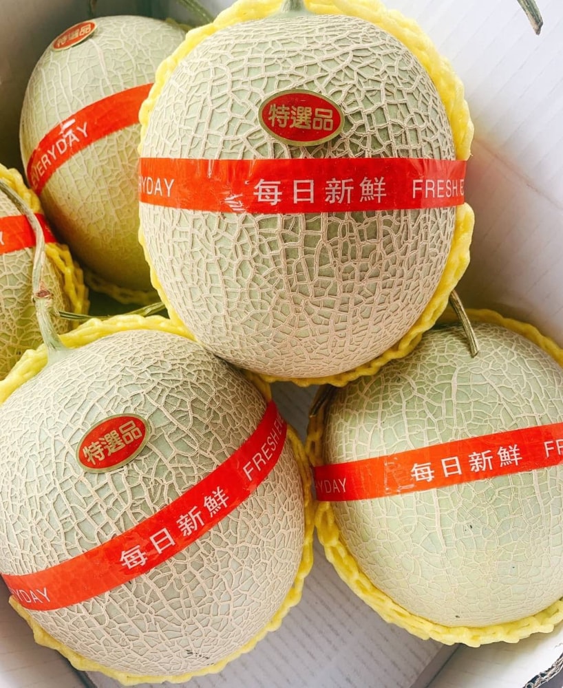 【帕查嬤嬤】🇹🇼多汁香甜 頂級 香華 綠肉 哈密瓜1+1顆 🍈|台灣哈密瓜