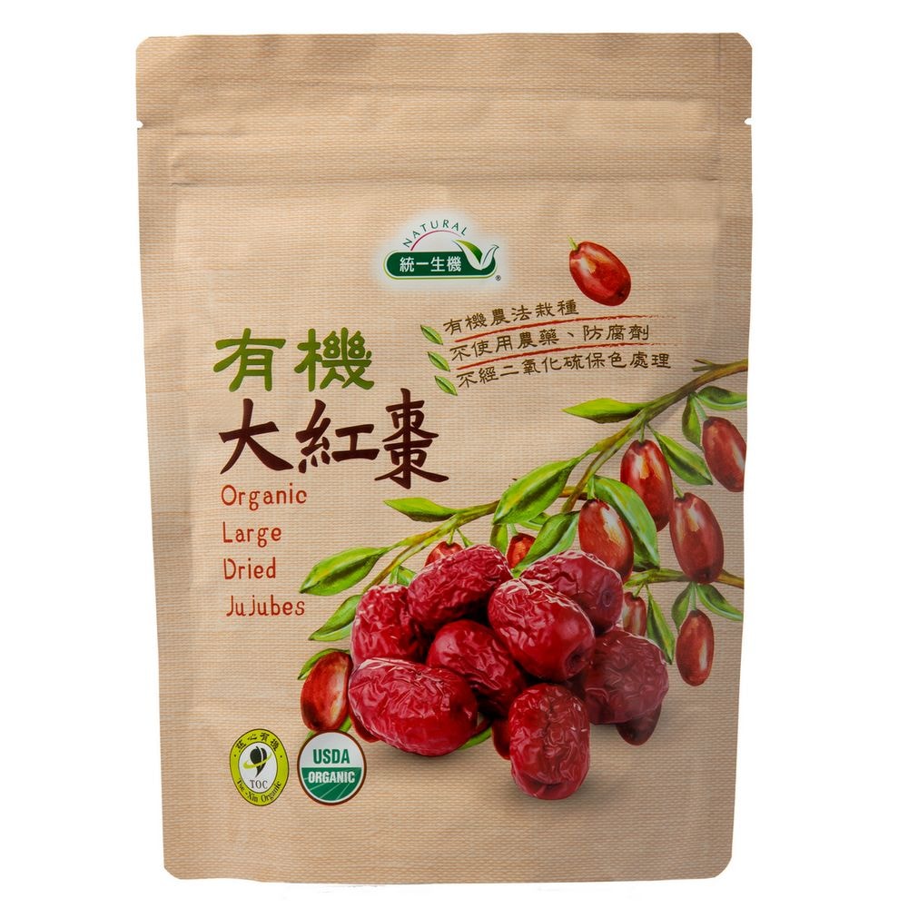【統一生機】有機大紅棗(300g/袋)