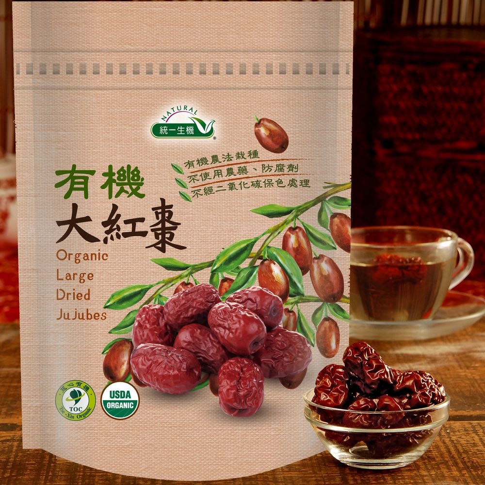 【統一生機】有機大紅棗(300g/袋)
