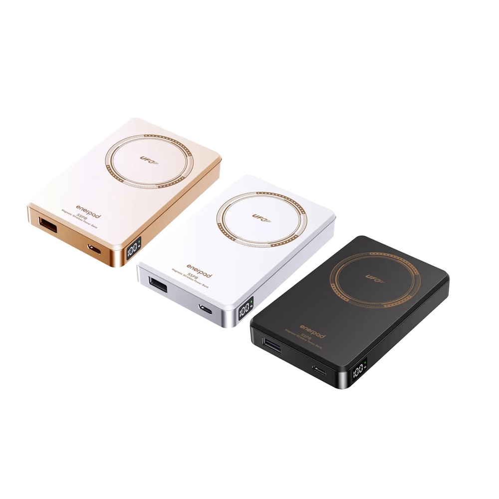 【enerpad】固態磁吸式行動電源 10000mAh MX-10000-SS